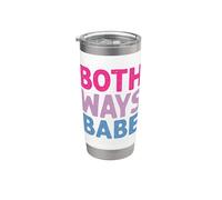 Ambas maneras Bisexual Divertido Vaso térmico de acero inoxidable de doble pared