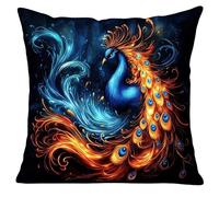 AMBATTERY Kit De Cojines De Bordado De Cruz, Animales fantásticos Kit De Bordado Para Funda Almohada Decorativa De Punto De Cruz Cojines De Punto De Cruz Con Tela Pre-Impresa 45 * 45cm