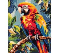 AMBATTERY Punto de Cruz Kit Completo 11CT,Loro animal
