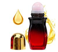 Amber Glass Roller Bottles 50ml Refillable Roll On Perfume Oil Bottles