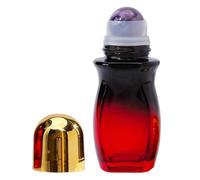 Amber Glass Roller Bottles 50ml Refillable Roll On Perfume Oil Bottles