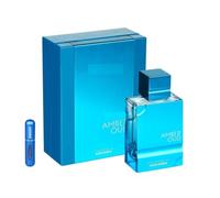 Amber Oud Aqua Dubai Extrait de Parfum 75ml, Perfume Árabe Unisex de Larga Duración, Incluye Atomizador, Fragancia Oriental Amaderada y Fresca con Notas de Bergamota Naranja y Almizcle (Aqua Dubai)