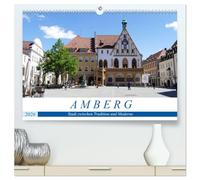 Amberg - Stadt zwischen Tradition und Moderne (hochwertiger Premium Wandkalender 2026 DIN A2 quer), Kunstdruck in Hochglanz: Entdeckungsreise durch Amberg in der Oberpfalz