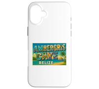 Ambergris Caye Belice Vintage Travel Souvenir Art Graphic Carcasa para iPhone 16 Plus