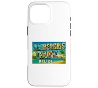 Ambergris Caye Belice Vintage Travel Souvenir Art Graphic Carcasa para iPhone 16 Pro MAX
