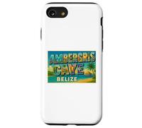 Ambergris Caye Belice Vintage Travel Souvenir Art Graphic Carcasa para iPhone SE (2020) / 7/8