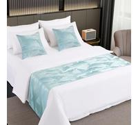 AMBERIS Caminos de Cama y Bufandas, Bufanda de Cama de Estilo Moderno, no se decolora, Suave (Las Fundas de cojín se Venden por Separado)