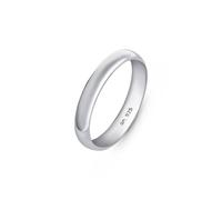 Amberta Alianza de Plata de Ley 925 para Mujer y Hombre, Anillo Matrimonio Chapado en Oro Amarillo Blanco Oro Rosa | Alianza Boda Pareja 2 3 4 mm: 3.5 mm Anillo Plata Talla 12