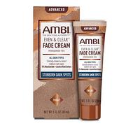 Ambi Even & Clear Advanced Fade Cream, Hydroquinone-free, Hyperpigmentation Treatment, Stubborn Dark Spot Corrector, Results In As Little As 2-3 Weeks, Niacinamide, Licorice Root Extract, PHA, 1 Fl Oz
