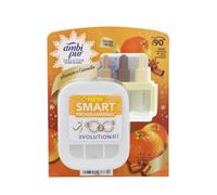 Ambi Pur 3Volution - Ambientador para ambientes, difusor eléctrico y recarga, edición limitada, fragancia naranja y neroli, tecnología elimina olores, hasta 90 días de perfume