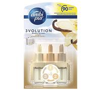 Ambi Pur 3Volution Armonía de Vainilla Recambio de Ambientador Eléctrico 21 ml, 3 Aromas Que se Alternan para Eliminar Olores