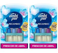 Ambi Pur 3Volution Recambio De Ambientador Eléctrico Lenor Frescor De Primavera 20 ml (Paquete de 2)