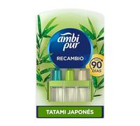 Ambi Pur 3Volution Recambio De Ambientador Eléctrico Tatami Japonés, 3 Aromas Que Alternan Para Eliminar Olores, El embalaje puede variar