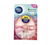 Ambi Pur 5in1 Wild Rose & Pink Grapefruit Kit de inicio de bloque de inodoro 1 pieza