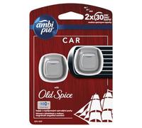 Ambi Pur - Ambientador para coche (2 unidades, 2 ml, difusor con clip y recambio), diseño de especias antiguas