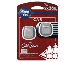 Ambi Pur - Ambientador para coche (2 unidades, 2 ml, difusor con clip y recambio), diseño de especias antiguas
