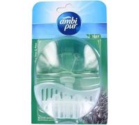 Ambi Pur - Ambientadores para inodoro (soporte + recambio de 55 ml, 6 unidades), diseño de árbol de té y pino