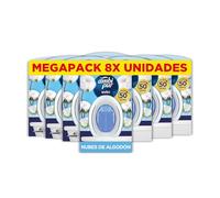 Ambipur Ambientador Casa para Baño (8 x 45 días), Elimina y Previene los Malos Olores, Fragancia Nubes de Algodón, Mega Pack
