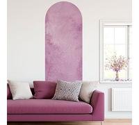Ambiance - Adhesivo decorativo (185 x 60 cm), diseño de arco rosa de acuarela