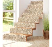 Ambiance - Adhesivo decorativo para escaleras de azulejos de cemento, 2 tiras de 31 x 108,5 cm, adhesivo para escaleras