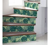 Ambiance - Adhesivo decorativo para escaleras de azulejos de cemento, 2 tiras de 33 x 115,5 cm