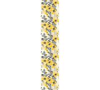 Ambiance - Adhesivo decorativo para papel pintado (300 x 60 cm), diseño de flores de acuarela amarillas