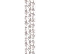 Ambiance - Adhesivo decorativo para papel tapiz (no tejido preencolado, rollo de papel tapiz Tropical, palmeras, vintage, blanco y marrón, adhesivo decorativo - 1 rollo de 300 x 60 cm de altura