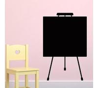Ambiance - Adhesivo decorativo para pared (145 x 95 cm), color negro