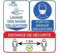 Ambiance - Adhesivo decorativo para pared, 20 x 20 cm, 3 unidades