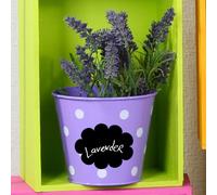 Ambiance - Adhesivo decorativo para pared (3 x 30 cm, 30 x 30 cm), color negro