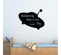 Ambiance - Adhesivo decorativo para pared (40 x 50 cm), color negro