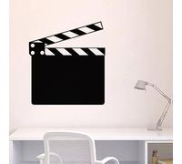 Ambiance - Adhesivo decorativo para pared (55 x 50 cm), color negro