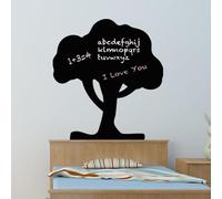 Ambiance - Adhesivo decorativo para pared (70 x 65 cm), color negro
