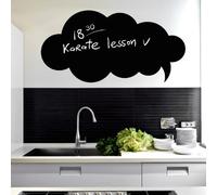 Ambiance - Adhesivo decorativo para pizarra (65 x 130 cm), color negro