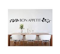 Ambiance-Live Adhesivo Decorativo para Pared Déco 'Bon Appétit' - 55 x 140 cm. Color marrón Avellana