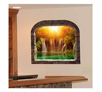 Ambiance-Live Adhesivo en Pared Trompe l oeil Cascada 2 2 - 70 x 80 cm