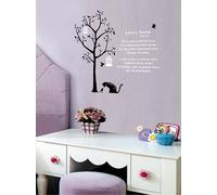 Ambiance-Live - Vinilo adhesivo decorativo para pared, flores de caña