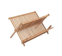 Ambiance Nature 544434 - Escurridor para Platos y Cubiertos (bambú, Certificado FSC (Largo 42 cm x 30 cm de Altura), Madera