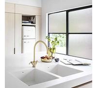 Ambiance - Rollo adhesivo para ventana (45 cm x 1 m), color negro