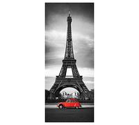 Ambiance Sticker 3D Door Mural City Art Sticker, Home Creative DIY, Peel and Stick, Papel Autoadhesivo y calcomanía de Vinilo extraíble, Eiffel Tower 204 x 83 cm, J4-YSJL05-Eiffel-Tower