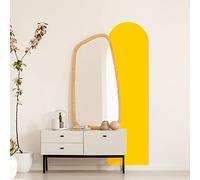 Ambiance Sticker Adhesivo de Arco de Arte Moderno y Sencillo para Sala de Estar, Papel Pintado Bohemio Grande para Decorar Dormitorio - L58 x H140 cm - Amarillo Mostaza