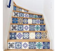 Ambiance Sticker col-stairs-RV-A0108_30x105cmX2 Pegatinas de Pared, Acrílico, Gelino, 4 Bandes de 15 x 105 cm