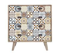 Ambiance Sticker col-tiles-mob-RJ-A899_10x10cm Pegatina de Pared, Vinilo, Modelo 2, H60 x L100 cm