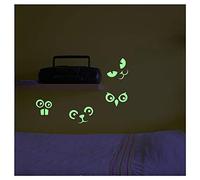 Ambiance Sticker Ojos de animales fósforescentes, 10 x 50 cm