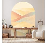 Ambiance Sticker Papel Pintado no Tejido Frescos Gigantes Prepegados - Deserto Del Tramonto Dell´Arca - Etiqueta Decorativa | H85 x L60 cm