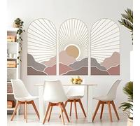 Ambiance Sticker - Papel pintado no tejido pre-encolado de frescos gigantes - Trío de arcos - Adhesivo decorativo decorativo - 90 x 135 cm