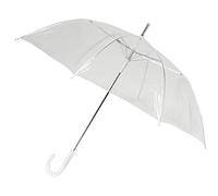 Ambiance Sticker Paraguas recto bastón - transparente - automático - Falconetti, transparente, diámetro: 100 cm, tendencia, transparente, Diamètre: 100cm, Tendencia
