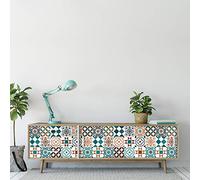 Ambiance Sticker Pegatinas Adhesivas para Muebles, Vinilo Autoadhesivo de Azulejos, decoración para mesas, armarios, cómodas, estanterías, 120 x 200 cm