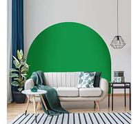 Ambiance Sticker Pegatinas de Pared con Arco para Cabecero de Cama, Papel Tapiz de Semicírculo Grande para Decoración de Sala de Estar y Dormitorio - L200 x H150 - Cactus Verde