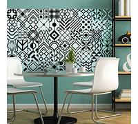 Ambiance Sticker Revestimientos Autoadhesivos para Cocina y Baño Danemark - 9 Vinilo Azulejos de 10 x 10 cm